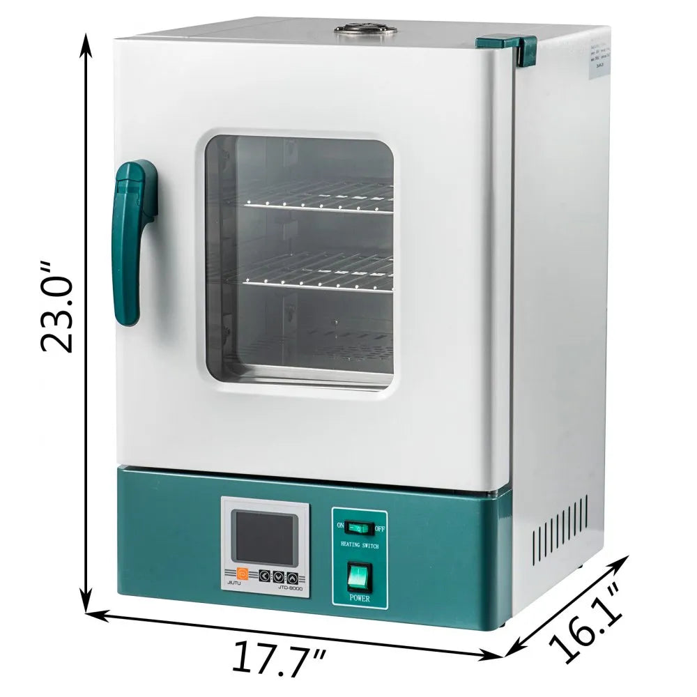 VEVOR Lab Incubator 20L Bacteria Incubator RT-65℃Scientific Digital Incubator, PID Temperature Control Microbiological Laboratory Incubator, For Seed Germination, Science