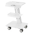 VEVOR Lab Rolling Cart 3-Layer Steel Lab Serving Cart with Wheels 220lb Loading