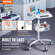 VEVOR Medical Cart, Salon Cart with Wheels, Mobile Trolley Cart 26.77