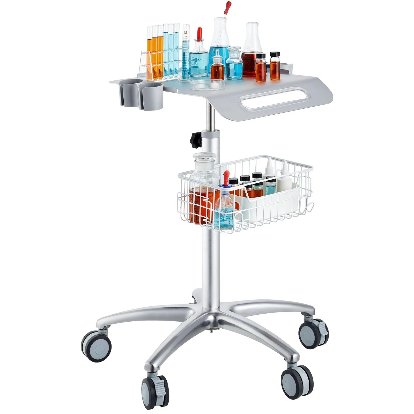 VEVOR Medical Cart, Salon Cart with Wheels, Mobile Trolley Cart 26.77