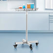 VEVOR Mobile Mayo Stand Stainless Steel Mayo Tray 25.2-39.8