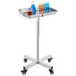 VEVOR Mobile Mayo Stand Stainless Steel Mayo Tray 25.2-39.8