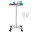 VEVOR Mobile Mayo Stand Stainless Steel Mayo Tray 25.2-39.8