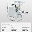 VEVOR Commercial Electric Meat Grinder 5 Lb/Min Capacity 575W Sausage Stuffer