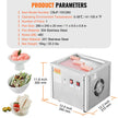 VEVOR Fried Ice Cream Roll Machine, 11