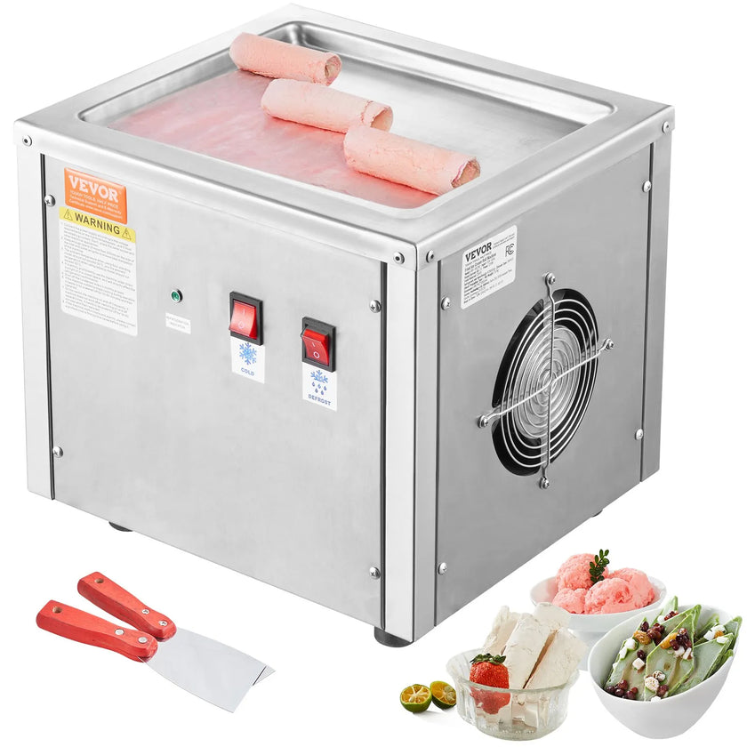 VEVOR Fried Ice Cream Roll Machine, 11