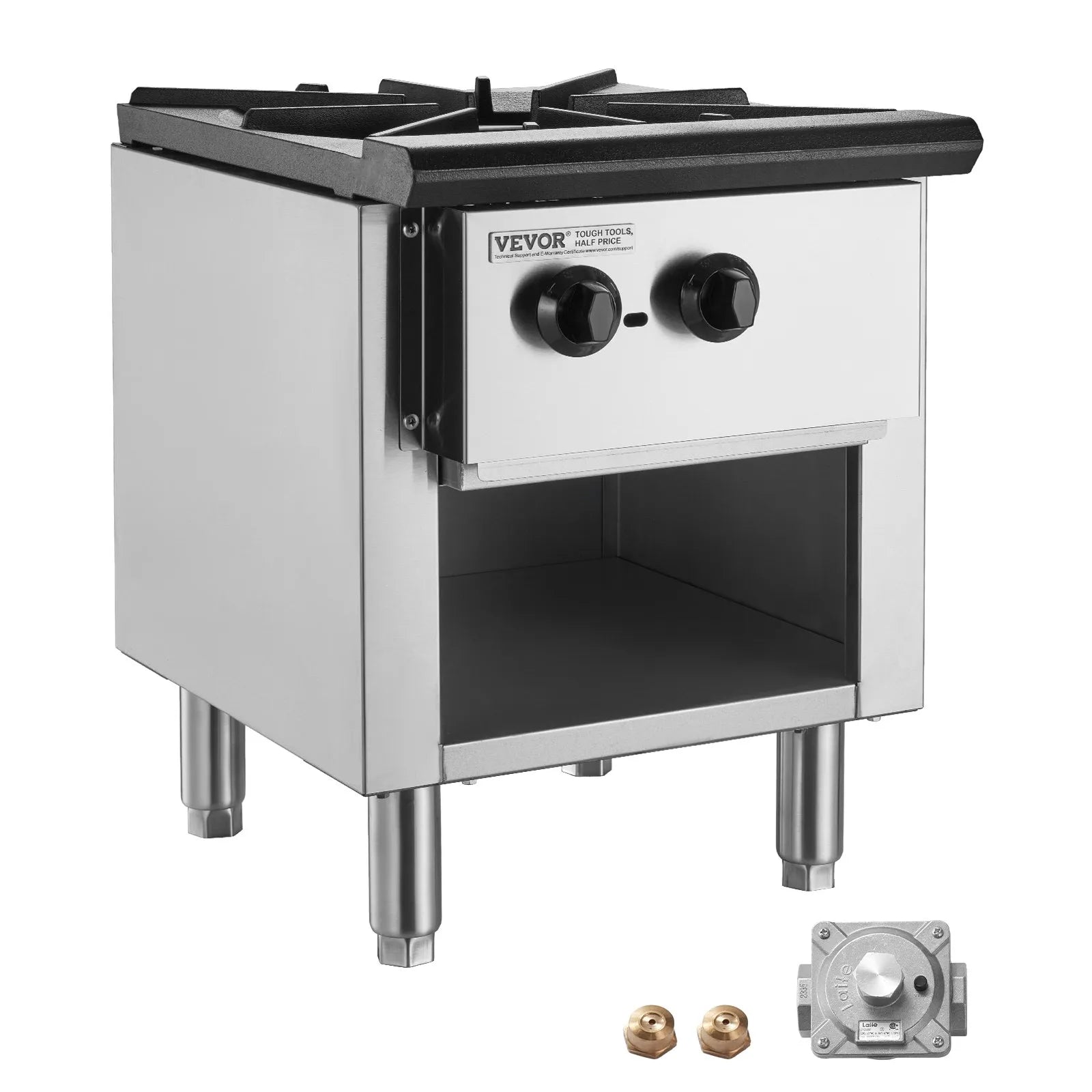 VEVOR Commercial Gas Range Stove 1 Burner Countertop Cooking Hot Plate Kitchen