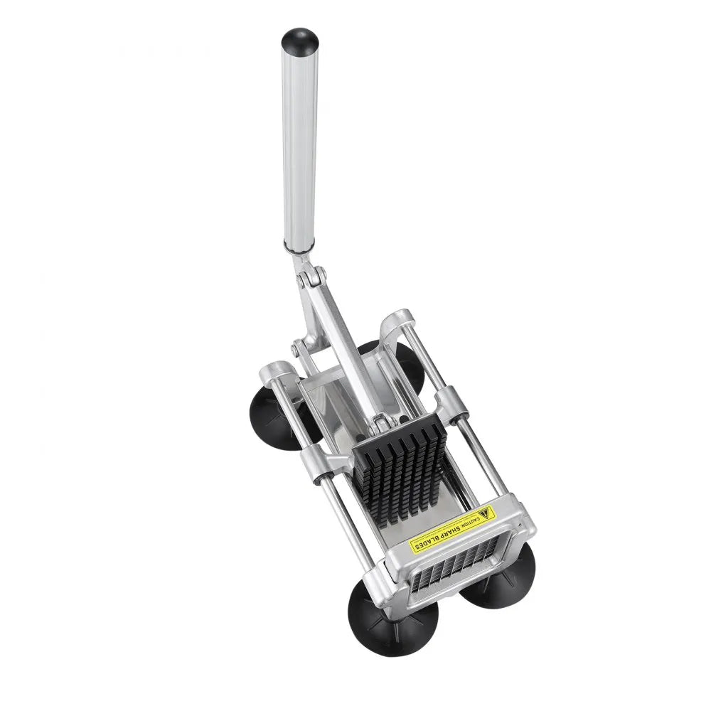 VEVOR French Fry Cutter Stainless Steel Potato Vegetable Slicer Chopper 2 Blades