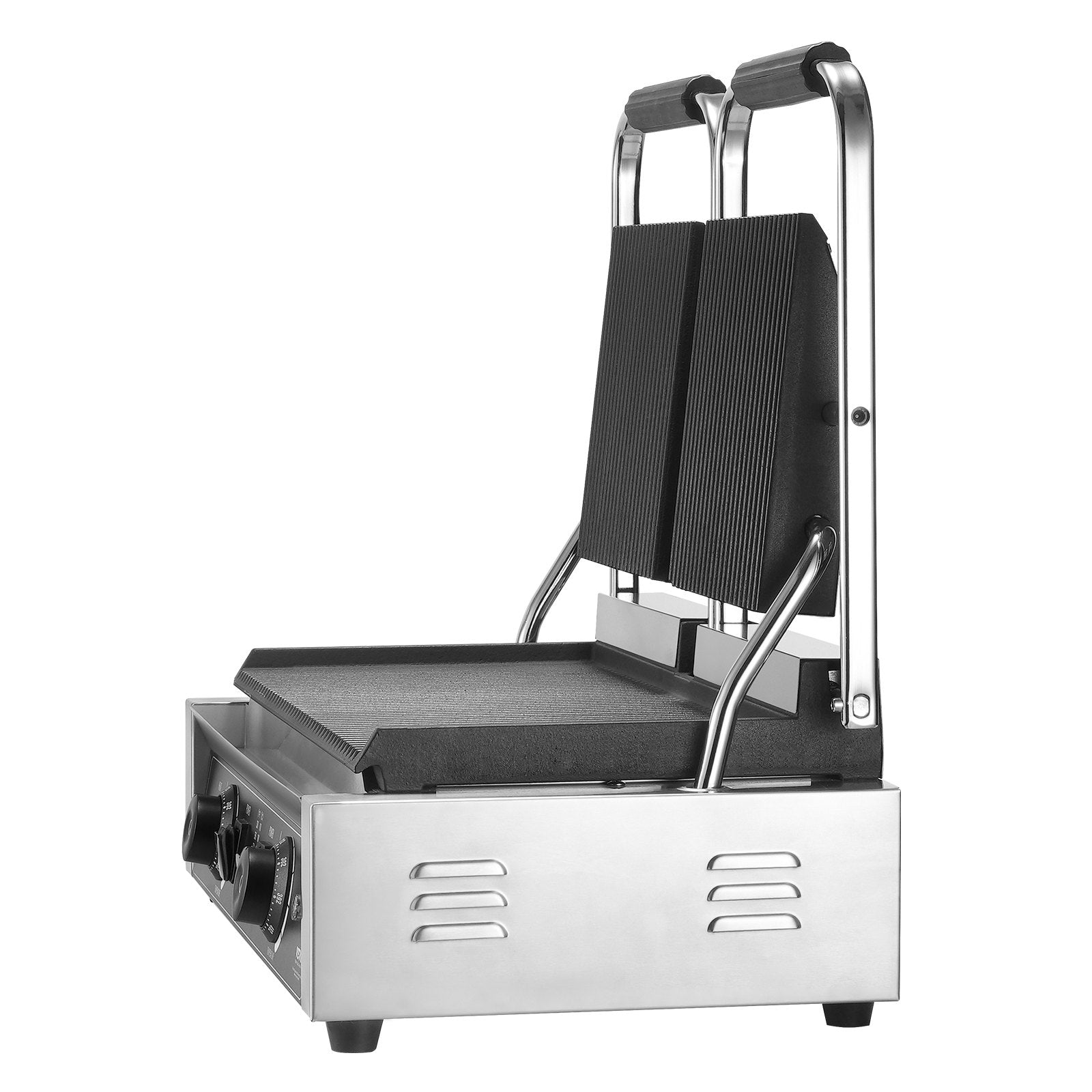 VEVOR Commercial Panini Press Grill Electric Sandwich Maker Griddle Plate 19