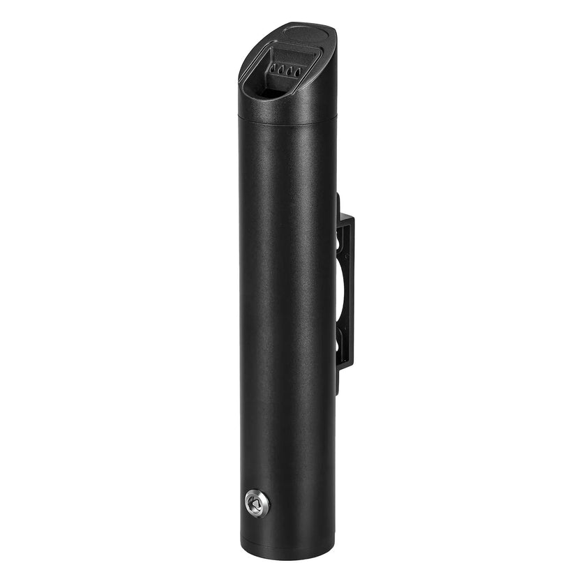 VEVOR Cigarette Butt Receptacle Stainless Steel Wall Mounted Disposal Black