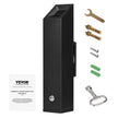 VEVOR Cigarette Butt Receptacle Stainless Steel Wall Mounted Butt Disposal Black