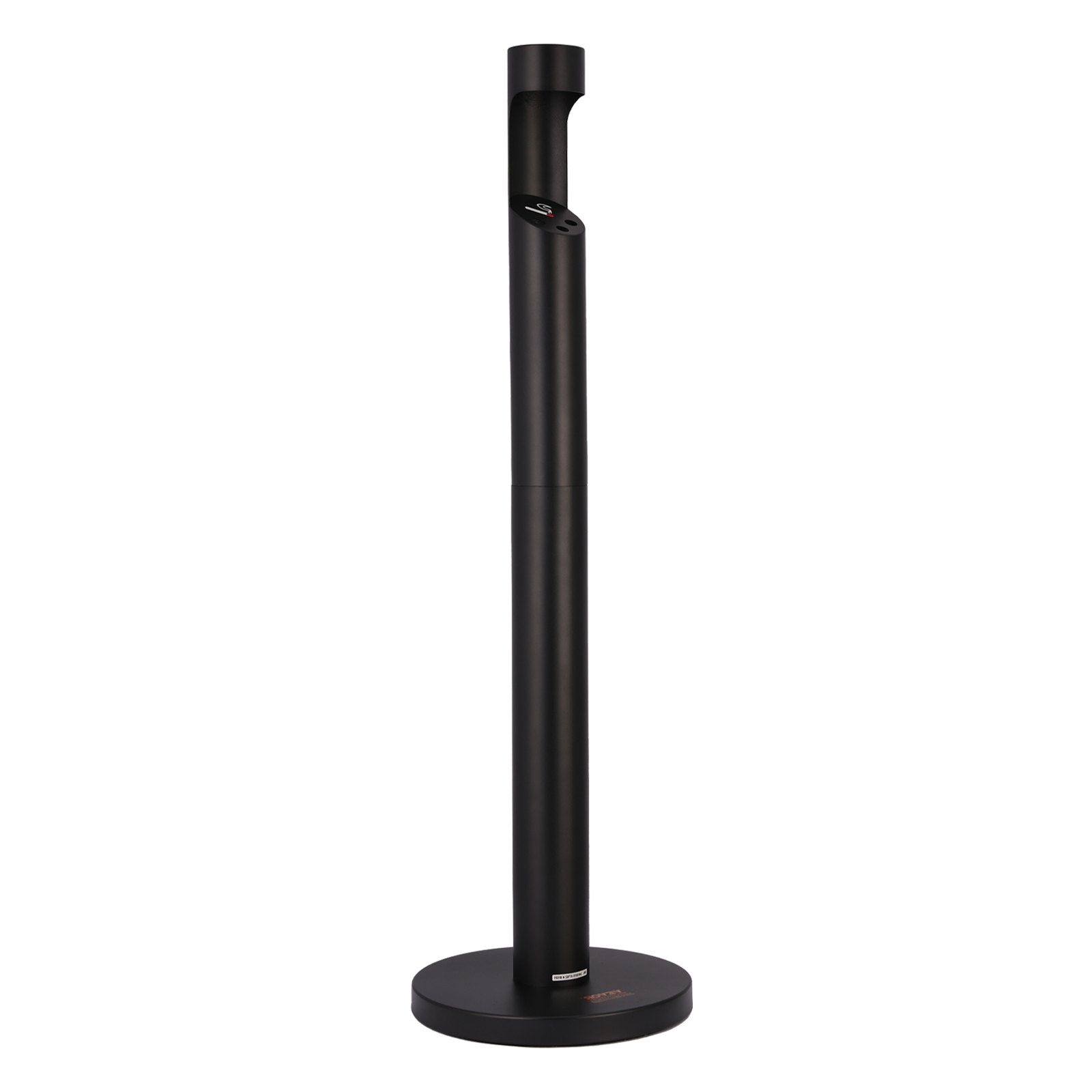VEVOR Cigarette Butt Receptacle Freestand Outdoor Cylinder Butt Disposal Black