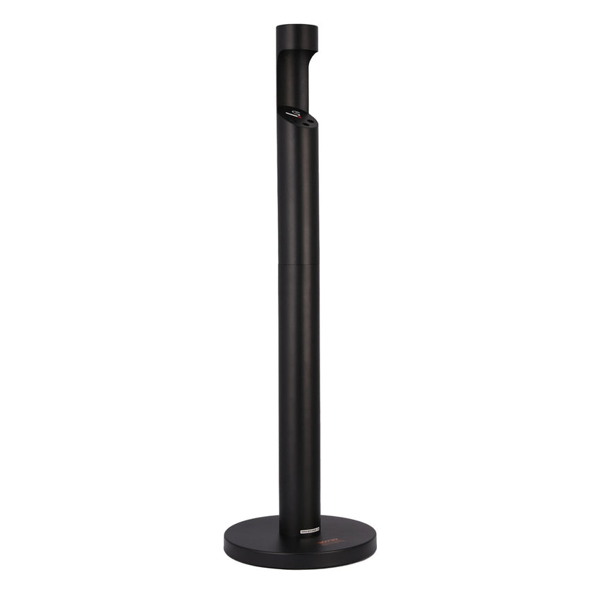 VEVOR Cigarette Butt Receptacle Freestand Outdoor Cylinder Butt Disposal Black
