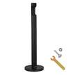 VEVOR Cigarette Butt Receptacle Freestand Outdoor Cylinder Butt Disposal Black