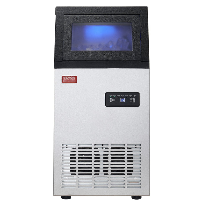 VEVOR Commercial Ice Maker Freestanding Cabinet Machine 80lbs/24H 36 Ice Cubes