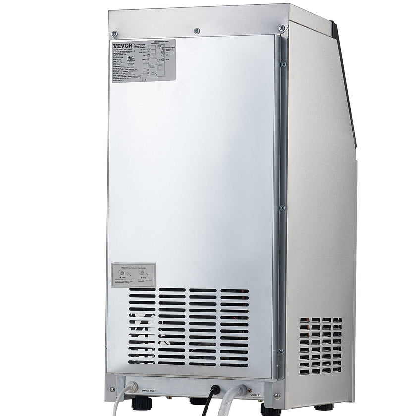 VEVOR Commercial Ice Maker Freestanding Cabinet Machine 80lbs/24H 36 Ice Cubes