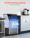 VEVOR Commercial Ice Maker Freestanding Cabinet Machine 100lbs/24H 45 Ice Cubes