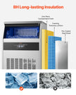 VEVOR Commercial Ice Maker Freestanding Cabinet Machine 160lbs/24H 80 Ice Cubes