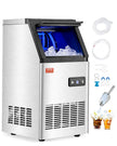 VEVOR Commercial Ice Maker Freestanding Cabinet Machine 100lbs/24H 36 Ice Cubes
