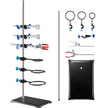 VEVOR Lab Stand Support, Laboratory Retort Support Stand Set, Steel Lab Stand 23.6