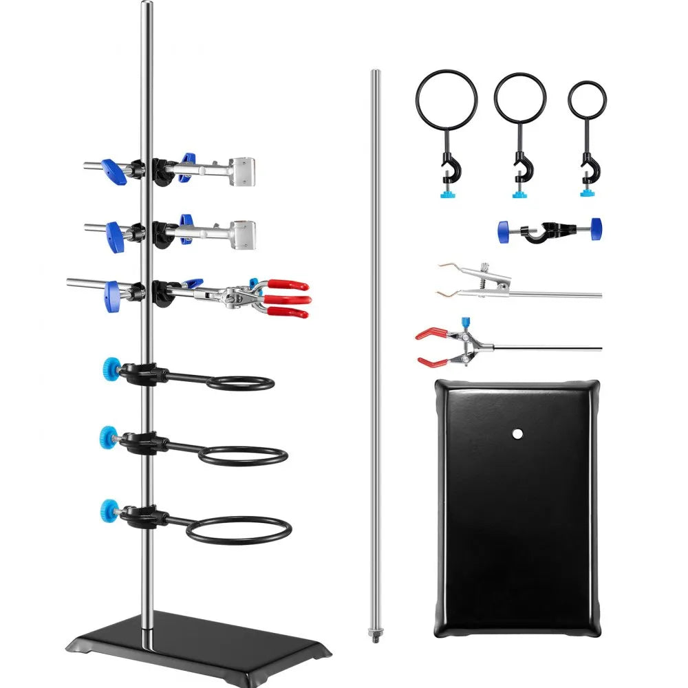 VEVOR Lab Stand Support, Laboratory Retort Support Stand Set, Steel Lab Stand 23.6