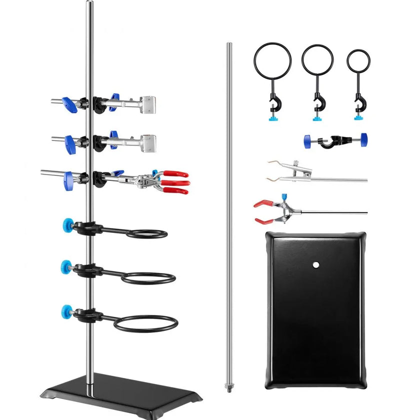 VEVOR Lab Stand Support, Laboratory Retort Support Stand Set, Steel Lab Stand 23.6