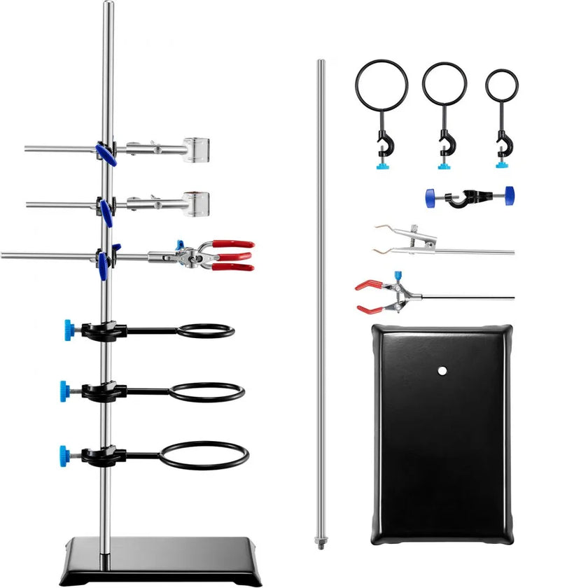VEVOR Lab Stand Support, Laboratory Retort Support Stand Set, Steel Lab Stand 23.6