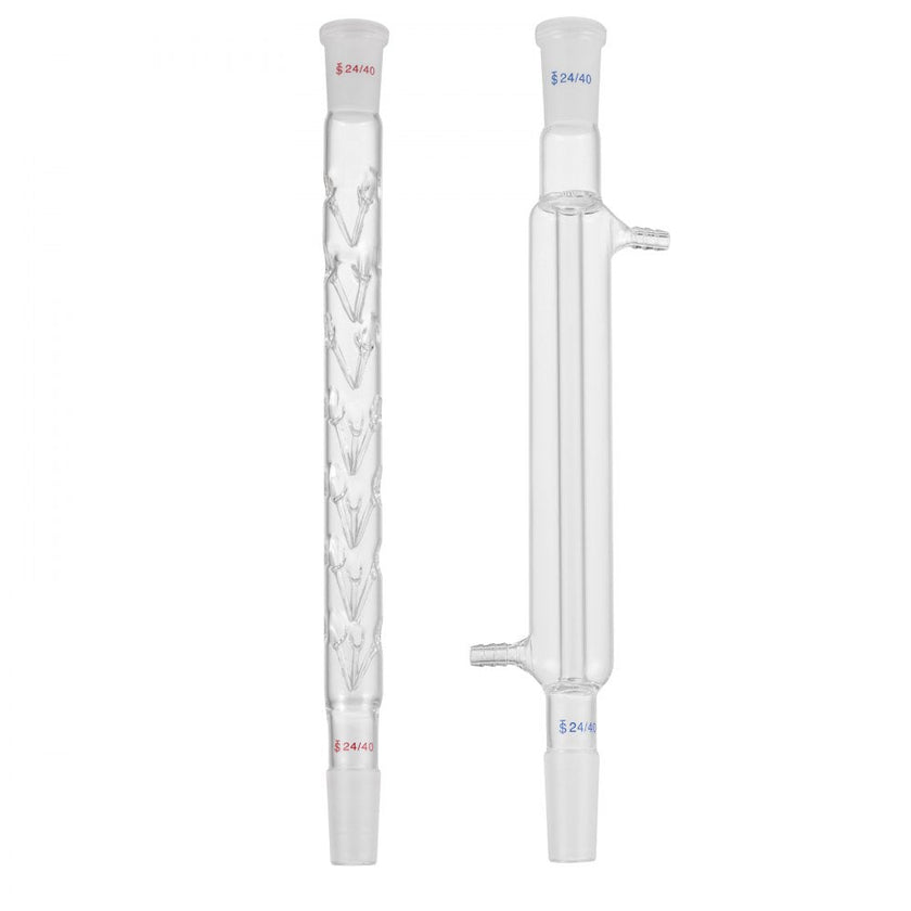 VEVOR New Laboratory Glassware 24/40 Chemistry Glassware 29PCS Chemistry Lab Glassware Kit 250 1000ml for Distillations Separation Purification Synthesis
