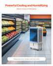 VEVOR Evaporative Air Cooler 4129 CFM 12.7 Gal Water Tank Portable Swamp Cooler