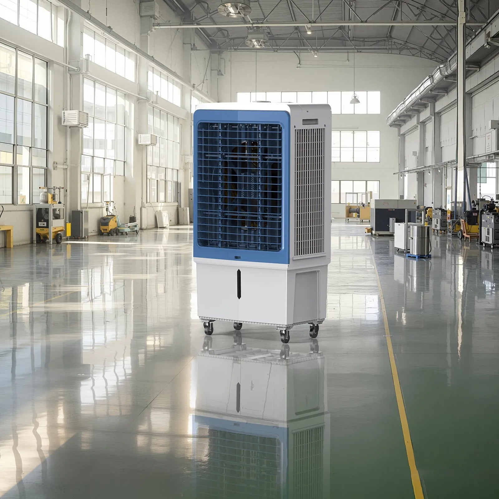 VEVOR Evaporative Air Cooler 4129 CFM 12.7 Gal Water Tank Portable Swamp Cooler