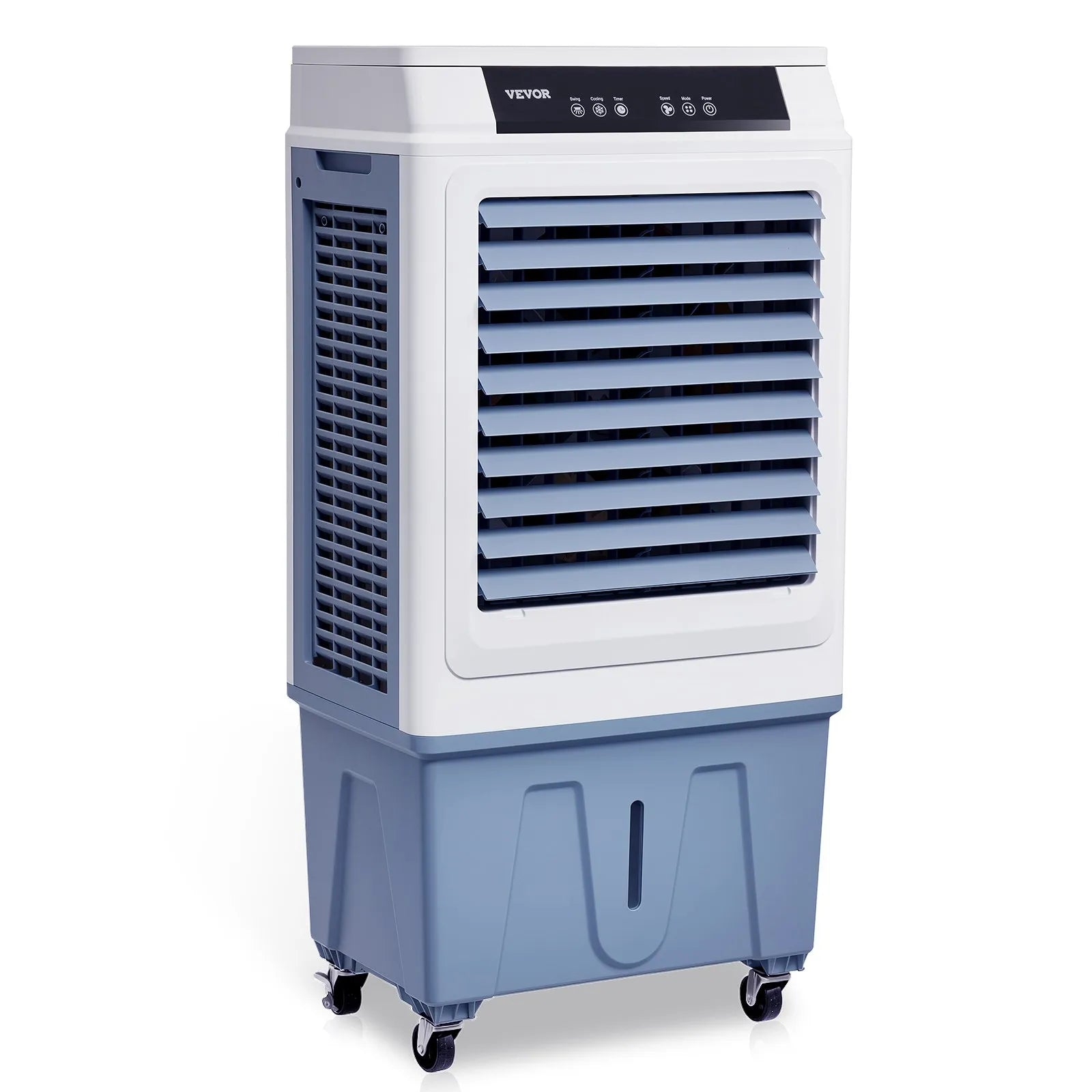 VEVOR Evaporative Air Cooler 3100 CFM 9 Gal Water Tank Portable Swamp Cooler