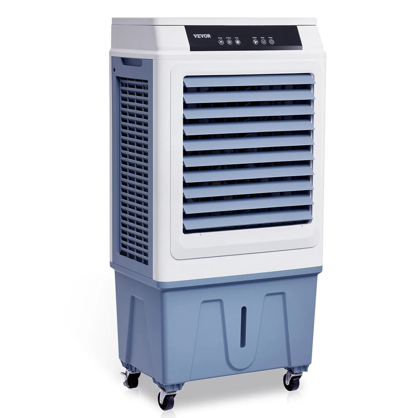 VEVOR Evaporative Air Cooler 3100 CFM 9 Gal Water Tank Portable Swamp Cooler