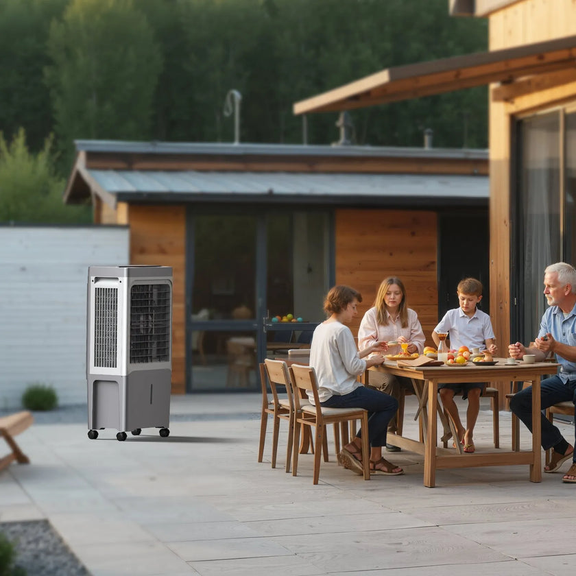 VEVOR Evaporative Air Cooler 1800 CFM 6.8 Gal Water Tank Portable Swamp Cooler