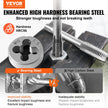 VEVOR Tap and Die Set, 116-Piece Include Metric and SAE Size, Bearing Steel Taps and Dies, Essential Threading Tool for Cutting External Internal Threads, with Complete Accessories and Storage Case