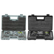 VEVOR Tap and Die Set, 80-Piece Metric and SAE Standard, Bearing Steel Taps and Dies, Essential Threading Tool for Cutting External Internal Threads, with Complete Accessories and Storage Case