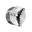VEVOR 3-Jaw Lathe Chuck, 6'', Self-Centering Lathe Chuck, 0.14- 6.3 in/3.5-160 mm Clamping Range with T-key Fixing Screws Reversible Jaws, for Lathe 3D Printer Machining Center Milling Drilling Machin