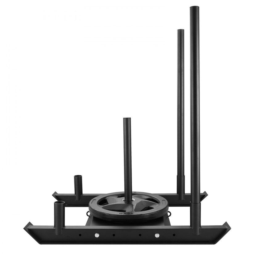 VEVOR Weight Training Sled, Pull Push Power Sled, Fitness Strength Resistance Training, Steel Workout Equipment for Athletic Exercise & Speed Improvement, Suitable for 2