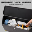 VEVOR Trailer Tongue Box, Carbon Steel Tongue Box Tool Chest, Heavy Duty Trailer Box Storage with Lock and Keys, Utility Trailer Tongue Tool Box for Pickup Truck Bed, RV Trailer, 36