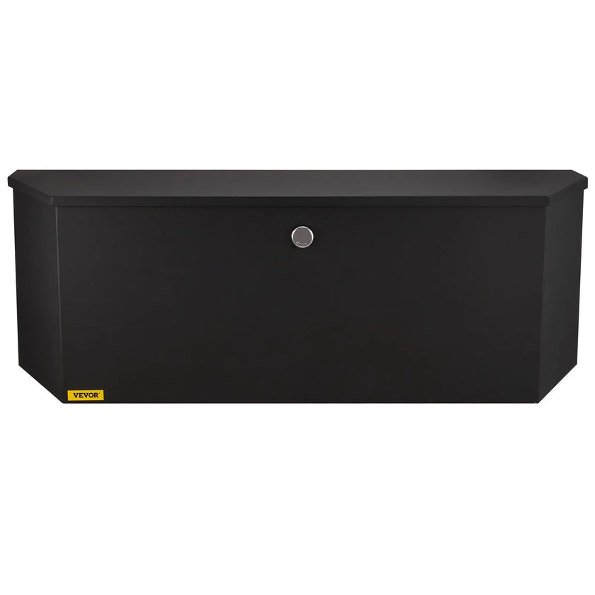 VEVOR Trailer Tongue Box, Carbon Steel Tongue Box Tool Chest, Heavy Duty Trailer Box Storage with Lock and Keys, Utility Trailer Tongue Tool Box for Pickup Truck Bed, RV Trailer, 36