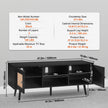 VEVOR Rattan TV Stand for 55