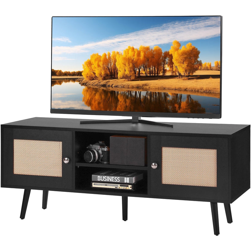 VEVOR Rattan TV Stand for 55