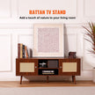 VEVOR Rattan TV Stand for 55