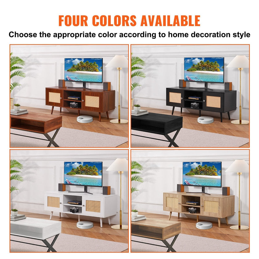 VEVOR Rattan TV Stand for 55