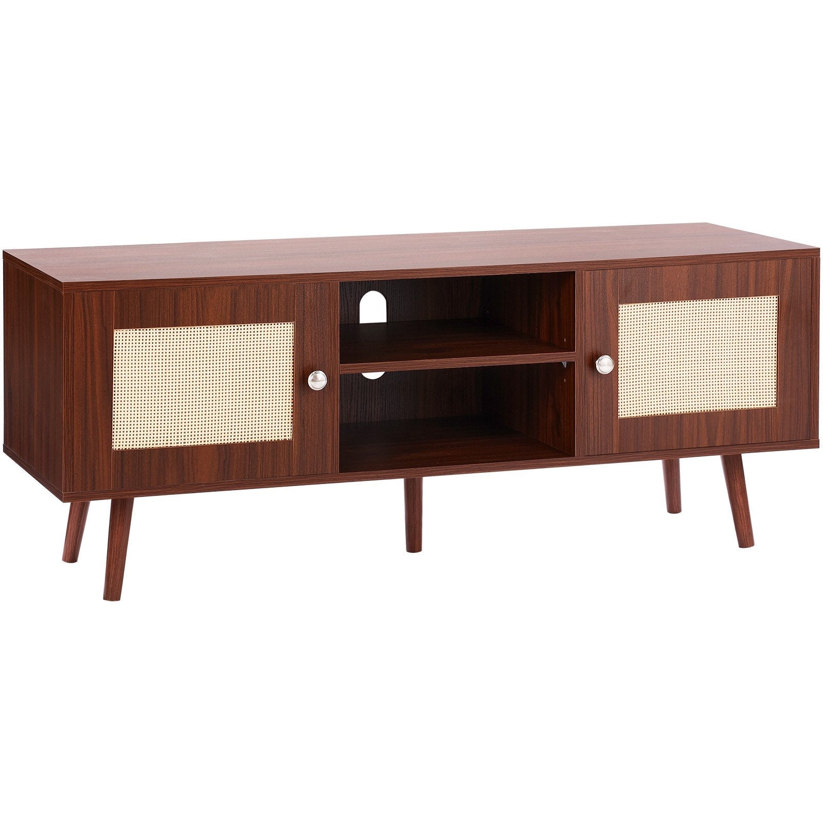 VEVOR Rattan TV Stand for 55