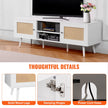 VEVOR Rattan TV Stand for 65