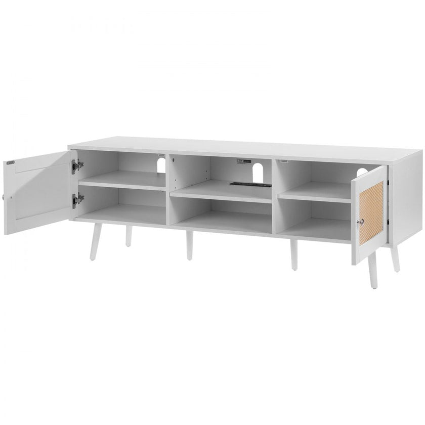 VEVOR Rattan TV Stand for 65