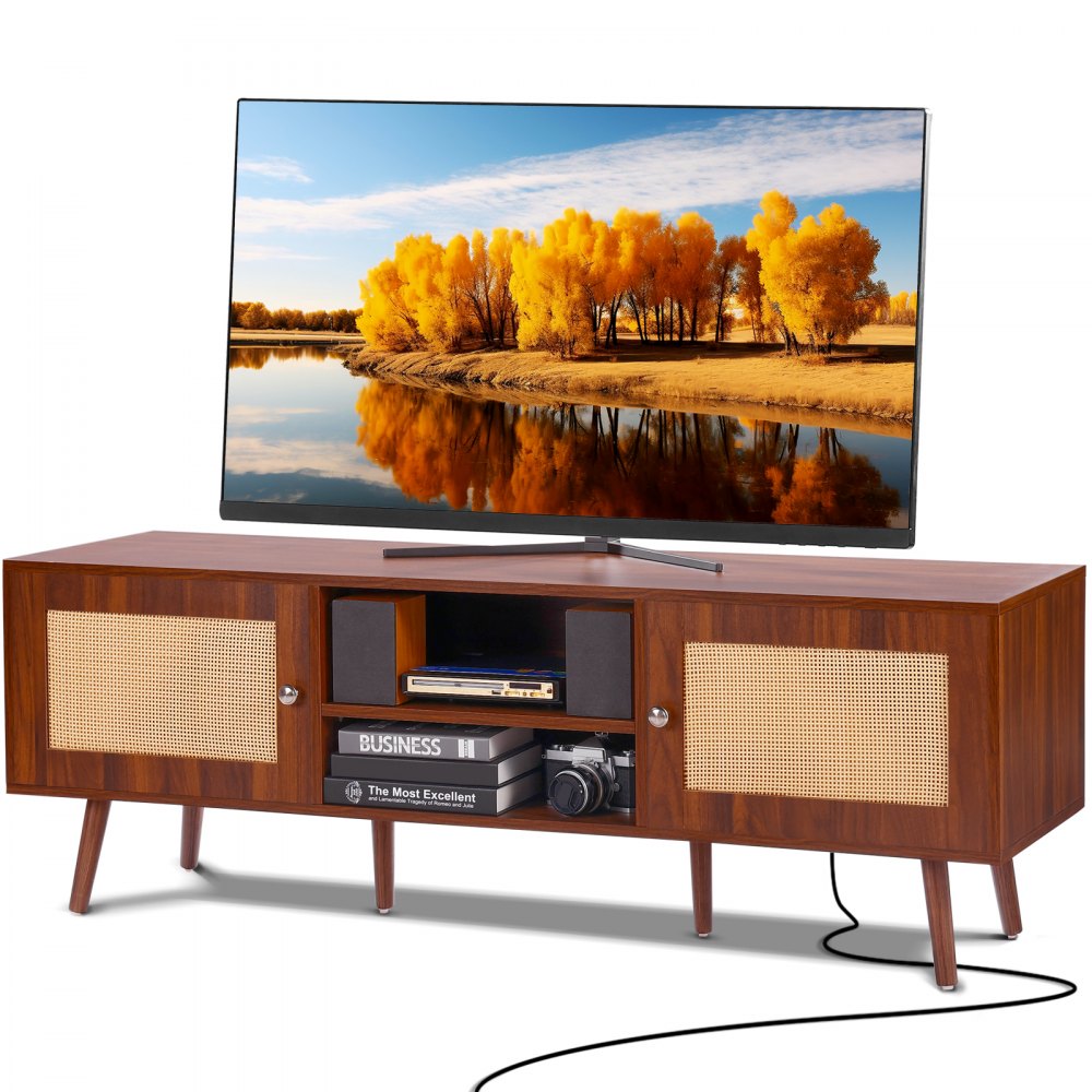 VEVOR Rattan TV Stand for 65