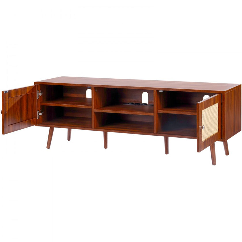 VEVOR Rattan TV Stand for 65