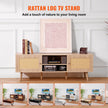 VEVOR Rattan TV Stand for 65