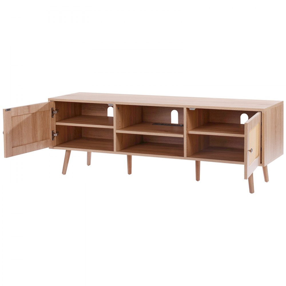 VEVOR Rattan TV Stand for 65